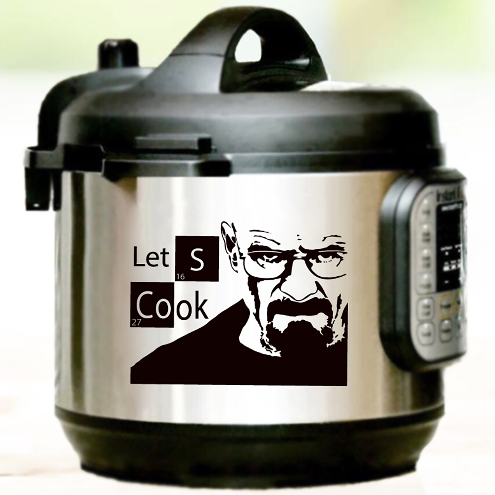 Instant Pot Pressure Cooker - Stiker Vinil Pot Instan, Stiker Dapur