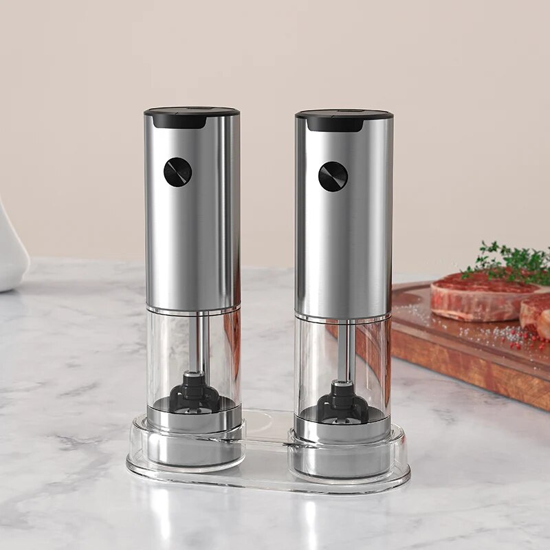 Kitchen Appliances And Utensils - Penggiling lada dan garam otomatis elektrik,