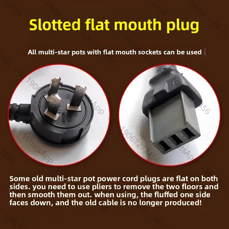 Wok Electric Flat - pot listrik multifungsi dengan kabel sambungan