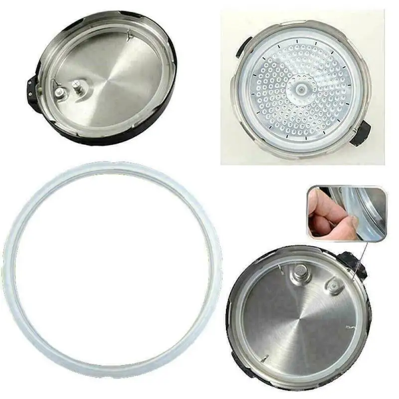 Instant Pot Pressure Cooker - Cincin Segel Silikon Transparan 18-32cm untuk