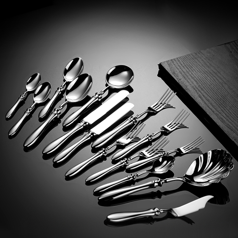 Kitchen Appliances Luxury - Set Alat Makan Baja Tahan Karat