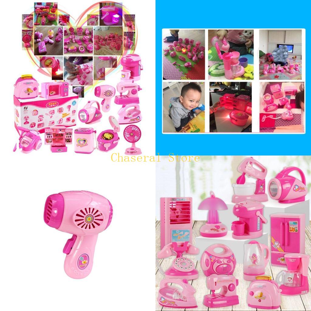 Kitchen Appliances For Kids - E7CE Set Mainan Pengering Rambut Peralatan