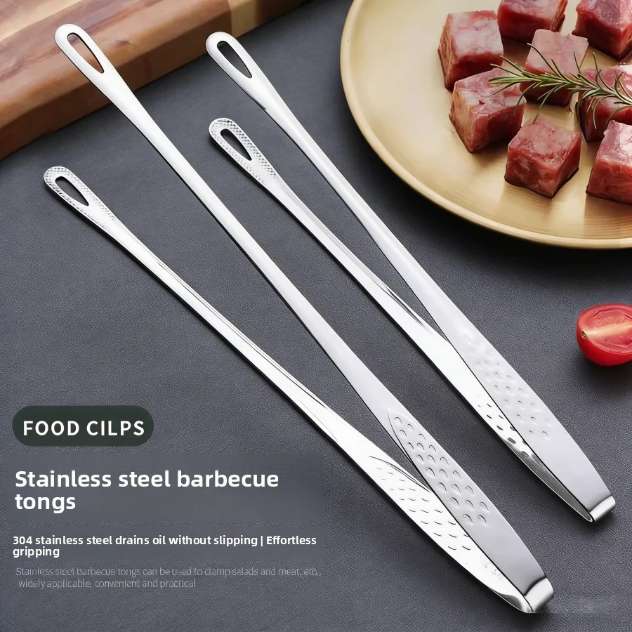 Kitchen Appliances And Utensils - Penjepit Dapur Baja Tahan Karat Anti