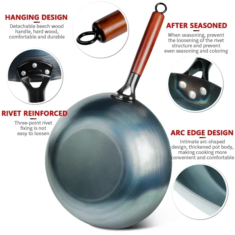 Wok Electric Flat - Wajan Wok Alas Datar 13,5
