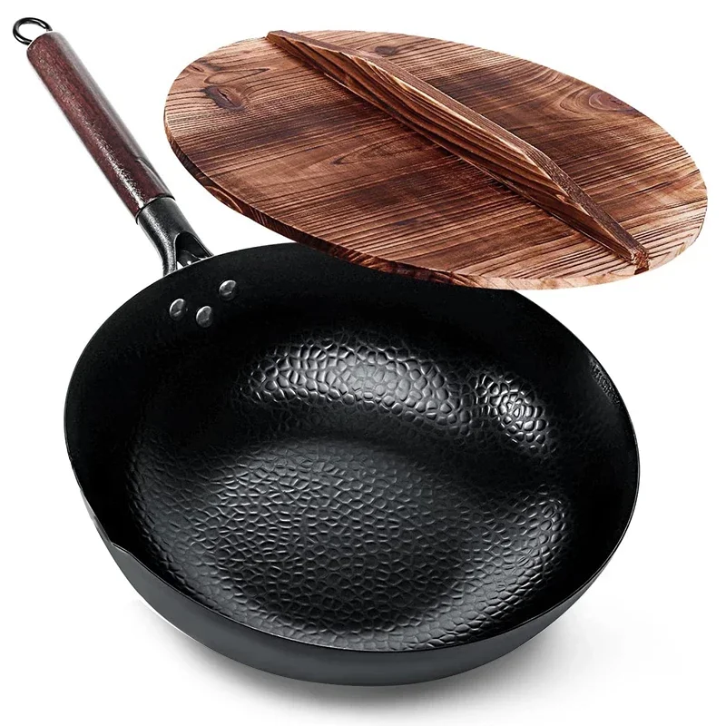 Wajan Baja Karbon 32cm Set Waj - Wok Electric Flat ulasan dan harga