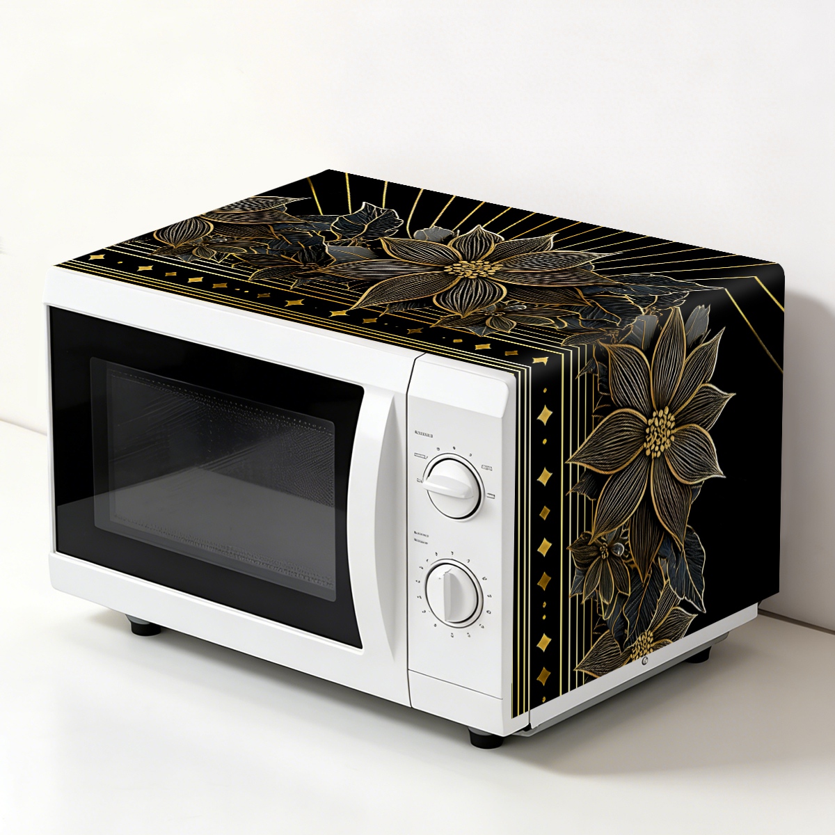 Penutup Debu Microwave Motif B - Kitchen Appliances Luxury ulasan dan harga