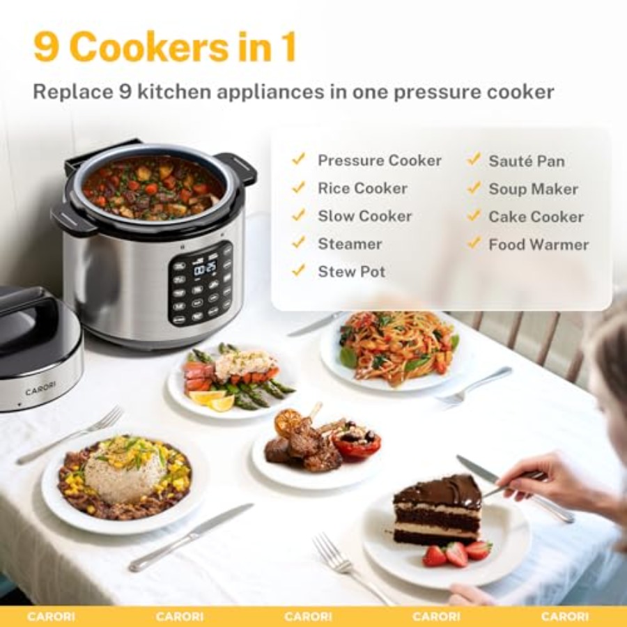Panci Masak Listrik 9-in-1 100 - Instant Pot Pressure Cooker ulasan dan harga