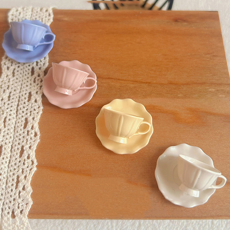 1 Buah Set Cangkir & Piring Ko - Kitchen Appliances Vintage ulasan dan harga