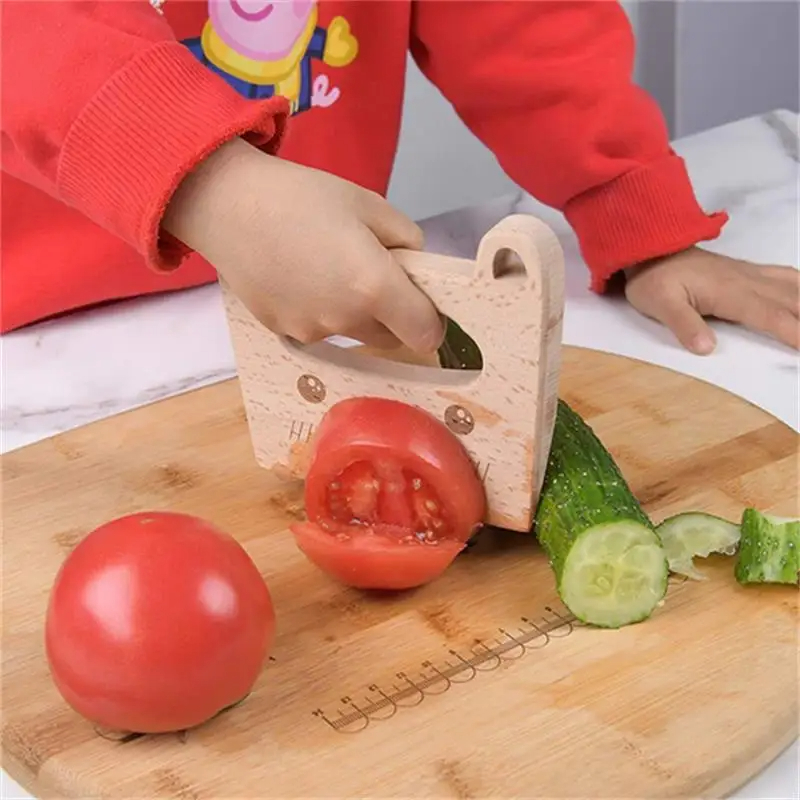 Pisau anak-anak kayu untuk mem - Kitchen Appliances For Kids ulasan dan harga