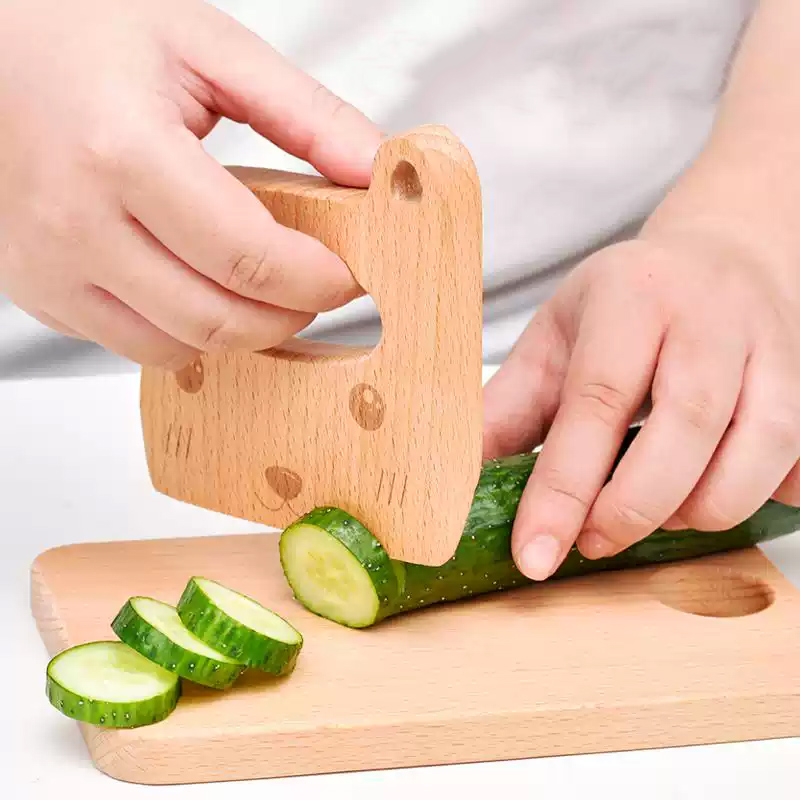Pisau anak-anak kayu untuk mem - Kitchen Appliances For Kids ulasan dan harga