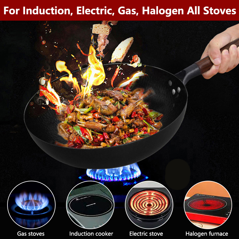 Wajan Baja Karbon 32cm, Wajan  - Wok Electric Flat ulasan dan harga