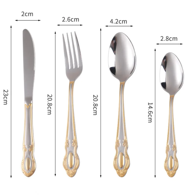 Set Peralatan Makan Emas, Set  - Kitchen Appliances Luxury ulasan dan harga