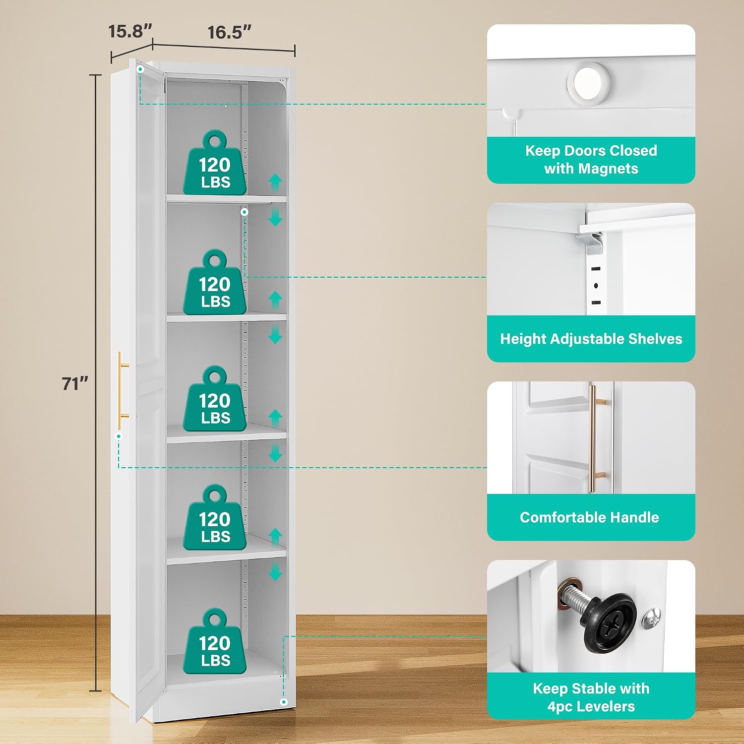 Lemari Penyimpanan Tinggi dan  - Kitchen Appliances Cabinet ulasan dan harga