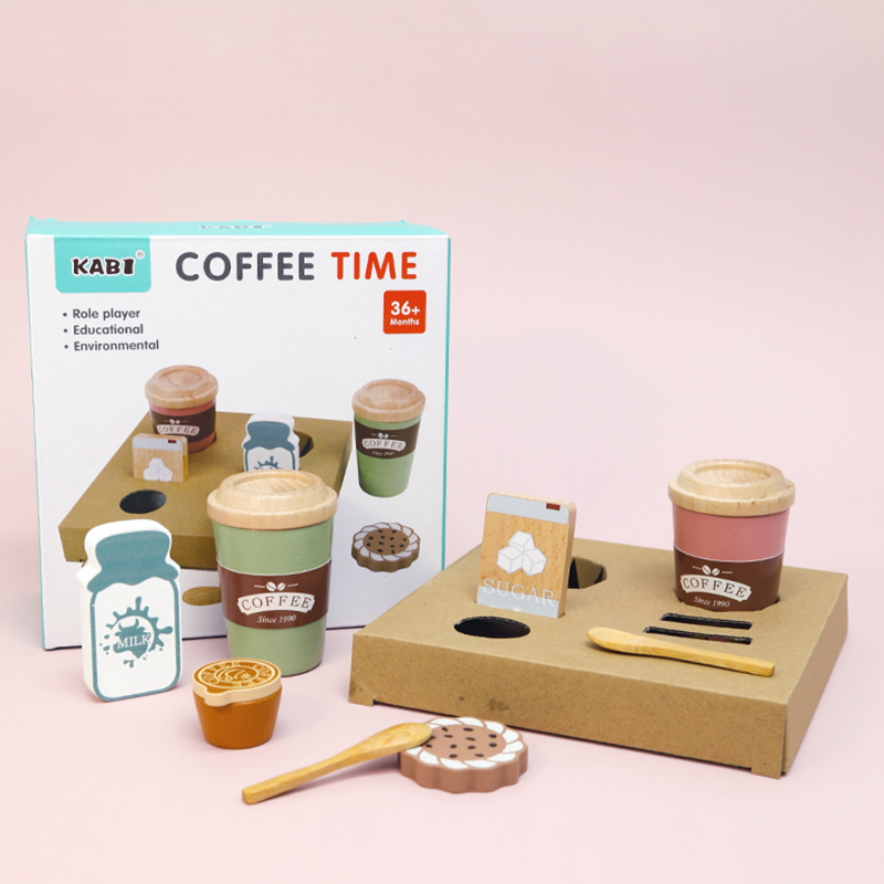 Set mainan kopi kayu anak-anak - Kitchen Appliances For Kids ulasan dan harga