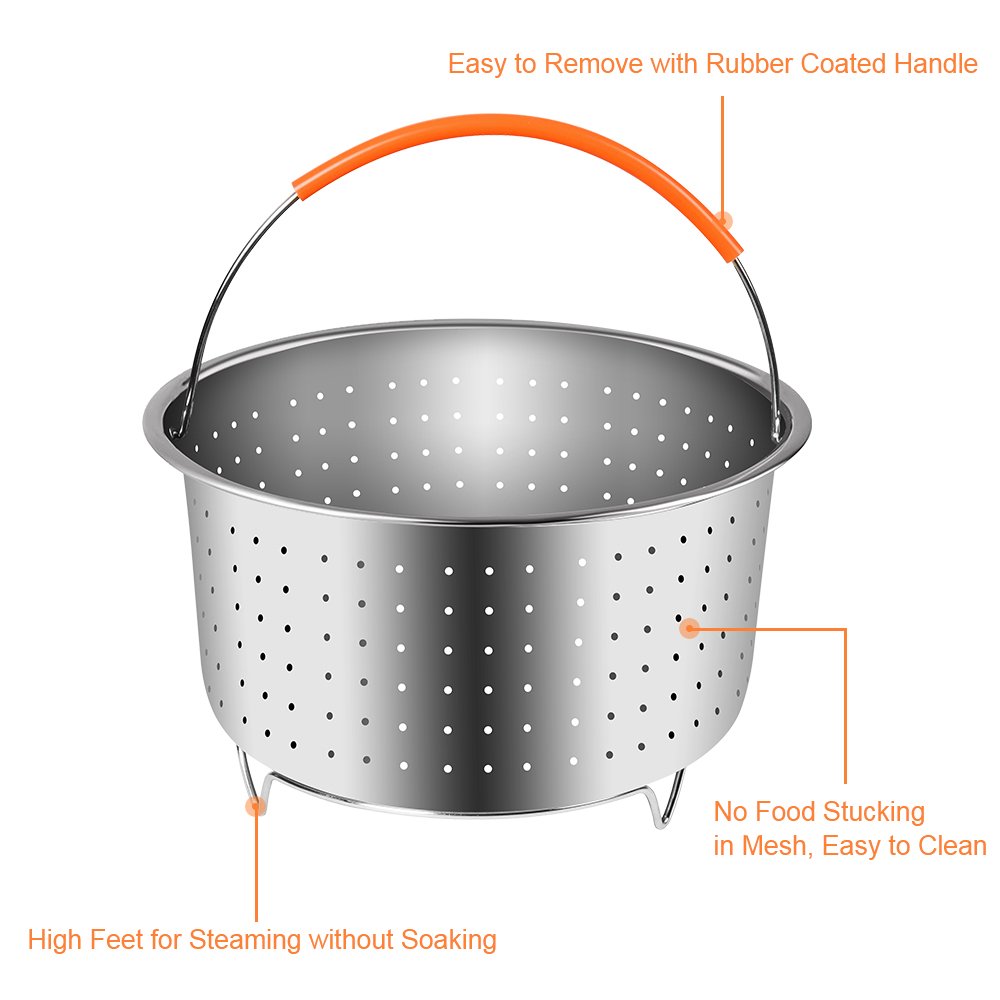 1 Buah Keranjang Pengukus Baja - Instant Pot Pressure Cooker ulasan dan harga